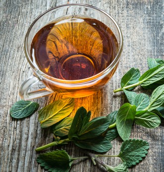 Pepermint herbal tea