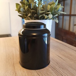 Boîte à thé vide rouge à motifs japonais 200g