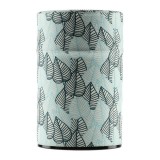 cilindervormige doos van washi-papier met bladmotief voor Ryokucha groene thee Thés & Traditions