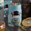 Boîte thé geisha bleu