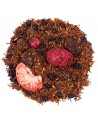 Mischung aus Rooibos mit getrockneten roten Früchten, Erdbeeren, Himbeeren und schwarzen Beeren