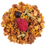 Lemon and wild berry herbal tea