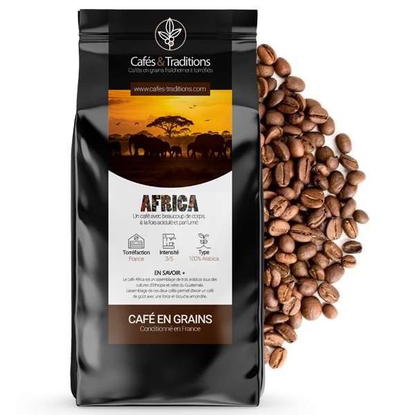 Café grain bio 100% arabica - Doux