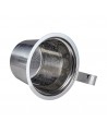 filtre à thé en inox perforé avec anse pour infusion facile