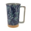 Blue fan mug