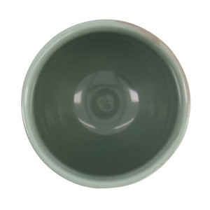Yunomi-Tasse Sencha Blaugrau aus Keramik, 20 cl Fassungsvermögen, hochglänzend
