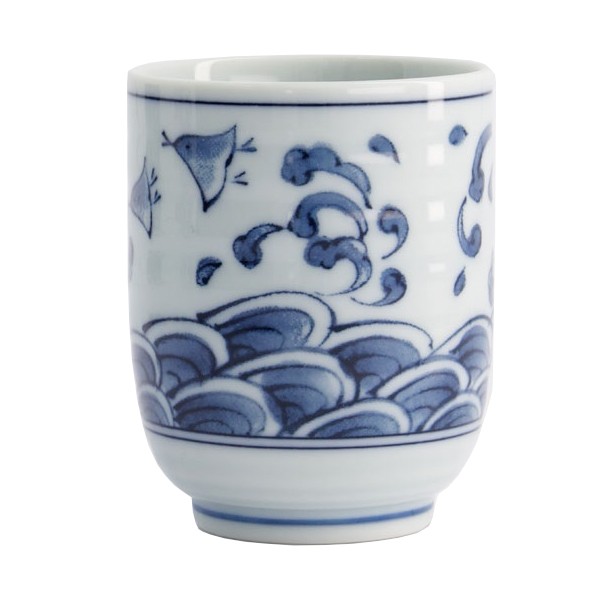Tasse japon porcelaine vague