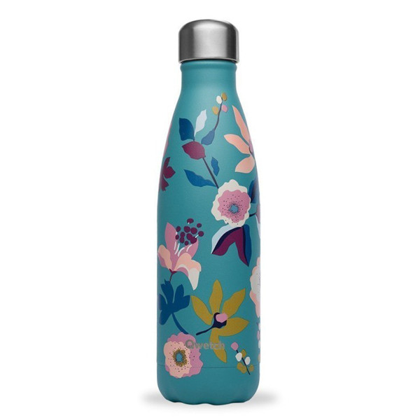 isothermal bottle boheme blue grey 500ml qwetch isothermal bottle boheme blue grey 500ml qwetch