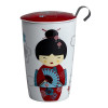 red little geisha tea infuser