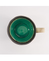 Mug japonais Yamasaku vert jade en grès