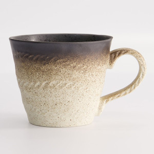 Japanse Yamasaku-mug in jadegroen steengoed