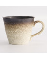 Japanse Yamasaku-mug in jadegroen steengoed