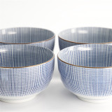 Set of 4 Tokusa Japanese Bowls - Tokyo Design Studio
