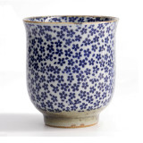 Sometsuke Mini Sakura Cup 200ml Blue Patterns - Ceramic