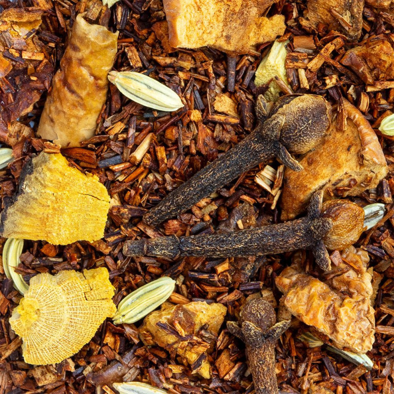 rooibos blend roasted apple cinnamon cloves and fennel seeds