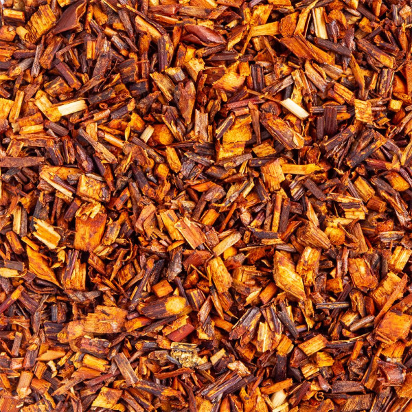 mélange de rooibos vanille en feuilles sèches pour infusion sans théine