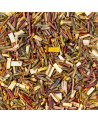 Mischung aus grünem Rooibos in Stückchen für natürliche Aufgüsse