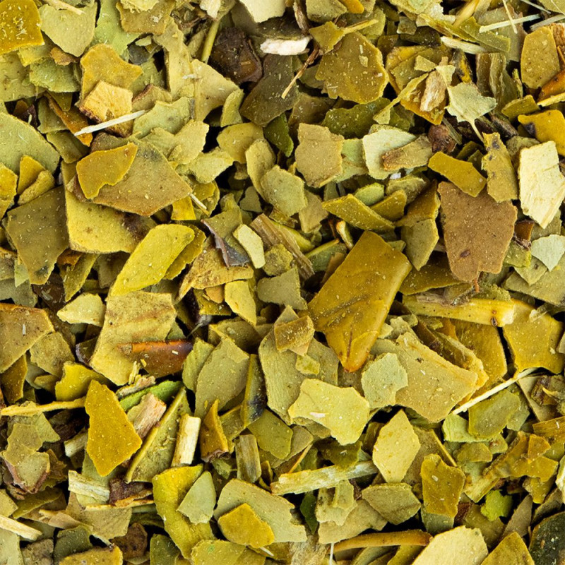 dried green mate leaves for infusion Thés & Traditions