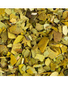 getrocknete Blätter von grünem Mate zur Infusion von Thés & Traditions