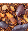 rooibos blend and bark pieces for Canadian dream rooibos infusion