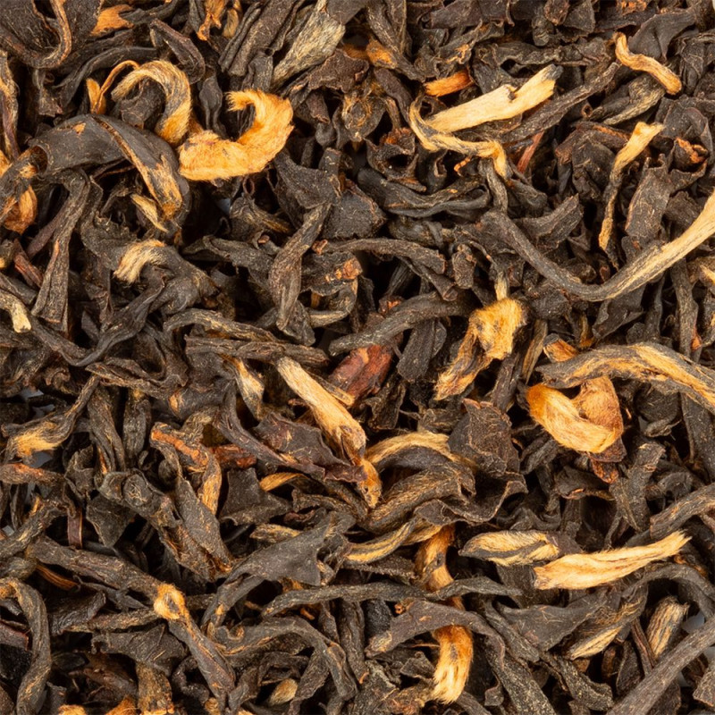 tè nero Assam SFTGFOP 1 Tonganagaon foglie intere con germogli dorati