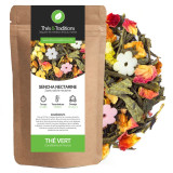 the vert sencha peche fleurs