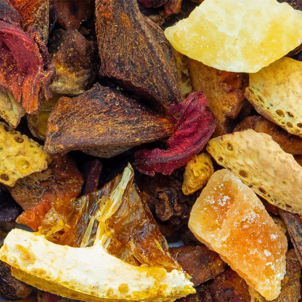 miscela di frutta secca e spezie per tisana Signor Pan di Spezie Thés et Traditions