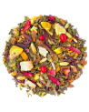 Mischung aus getrockneten Pflanzen Hibiskus Fenchel Orange Zimt Beeren für Kräutertee innerer Frieden