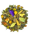 Mischung aus getrockneten Blättern und Blüten für Kräutertee Night Detox Thés & Traditions