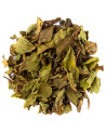 dried peppermint green tea leaves for natural infusion
