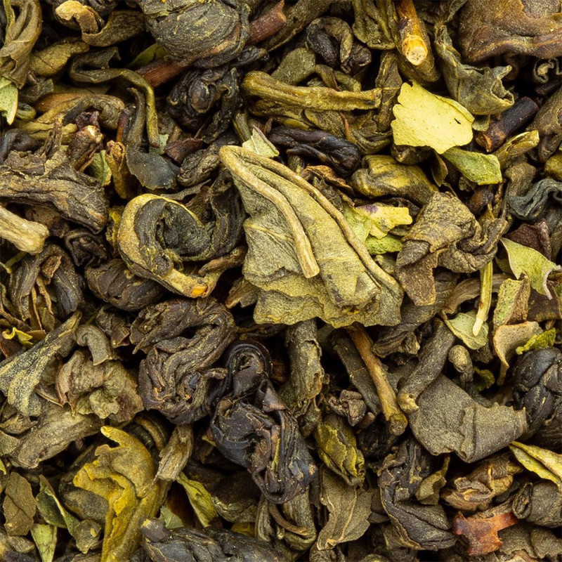 marrakech mint green tea dried leaves natural aromatic blend