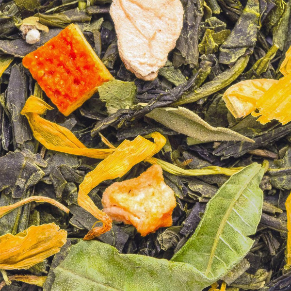 Thé vert mandarine pamplemousse