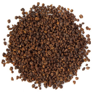 Schwarztee Assam BOP Second Flush Rembeng mit dunklen, körnigen gerollten Blättern