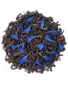 Blue Earl Grey black tea with cornflower petals for aromatic infusion