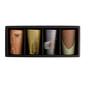 Coffret Set de 4 tasses japonaise