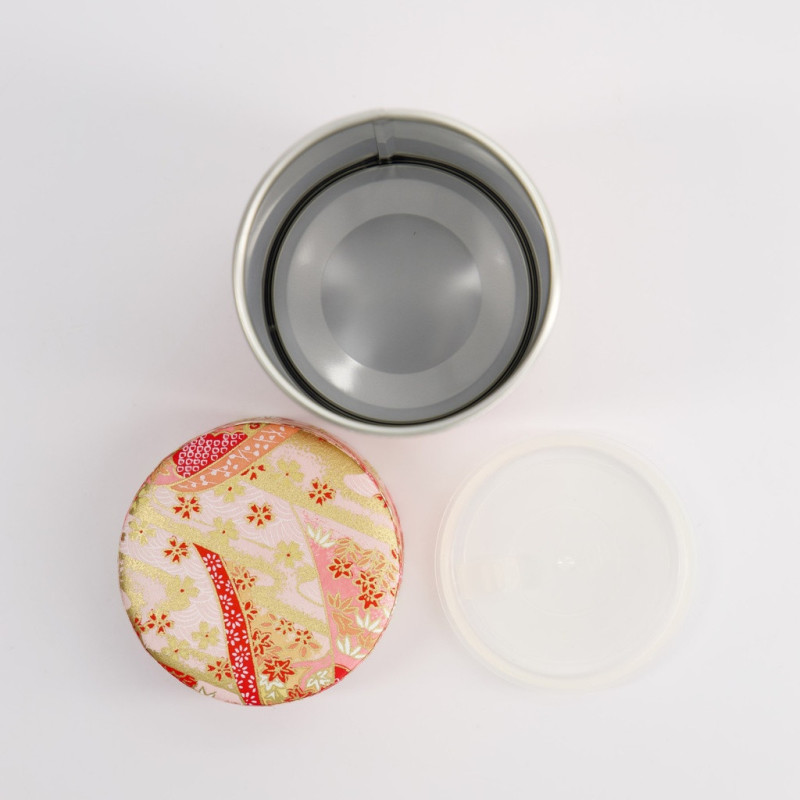 Pink sakura flower tea box