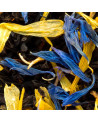 mélange de feuilles de thé noir avec pétales de bleuet et souci pour thé Russian Earl Grey