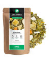 Mate Mangoyave tea with tropical flavors mango and lemon pieces mate leaves