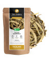 Tè bianco Yin Zhen Silverneedle sacchetto kraft bio con foglie lunghe e lanugginose