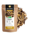 White tea Snow Dragon 1st Grade organic dried leaves in kraft bag packaged in France