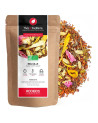 sachet de rooibos Bellville saveur menthe poivrée avec mélange de plantes et fleurs séchées