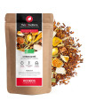 Rooibos limone ghiacciato bio sfuso con pezzi di scorza d'arancia e limone confezione kraft