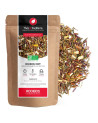 sachet de rooibos vert bio en vrac aux morceaux de feuilles et tiges colorées