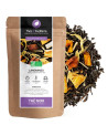 Zwarte thee Langminso smaak ananas limoen kraft zakje bio met stukjes gedroogd fruit