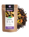 petit biscuit black tea speculoos cinnamon vanilla flavor in organic kraft bag with visible tea leaves and spices