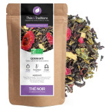 Thé noir pêche et framboise bio en vrac