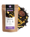 Fruity Apricot black tea kraft bag with loose tea apricot pieces and yellow petals