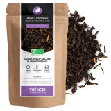 Organic Assam TGFOP Second Flush Rembeng loose leaf black tea kraft bag packed in France