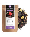 Thé noir Misamari saveur fruits rouges sachet kraft avec mélange de feuilles et fruits secs