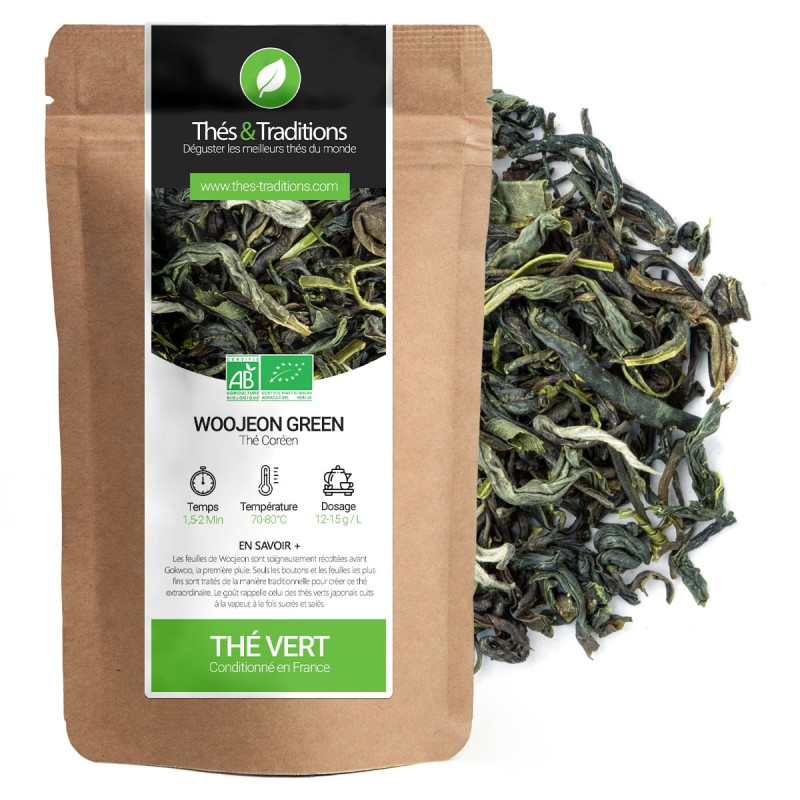 tè della corea woojeon green